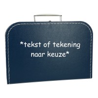 Kinderkoffertje donker blauw